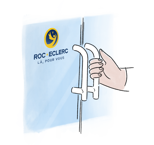 Dessin d'une devanture Roc Eclerc