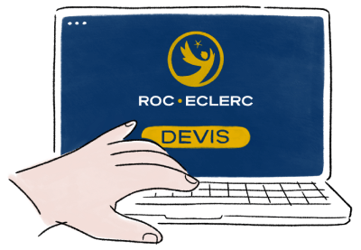 Personne qui signe un devis